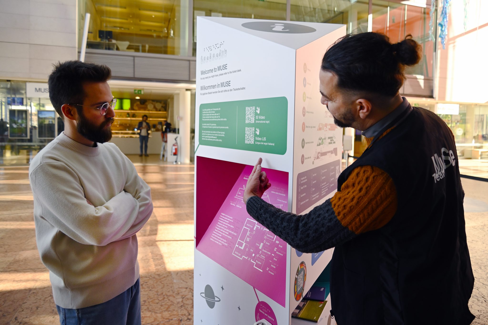 Al MUSE il totem dedicato all’accessibilità
