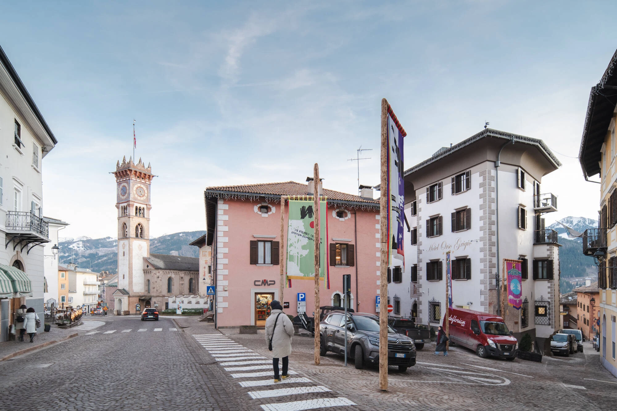 Concorso banner d'artista museo arte contemporanea cavalese